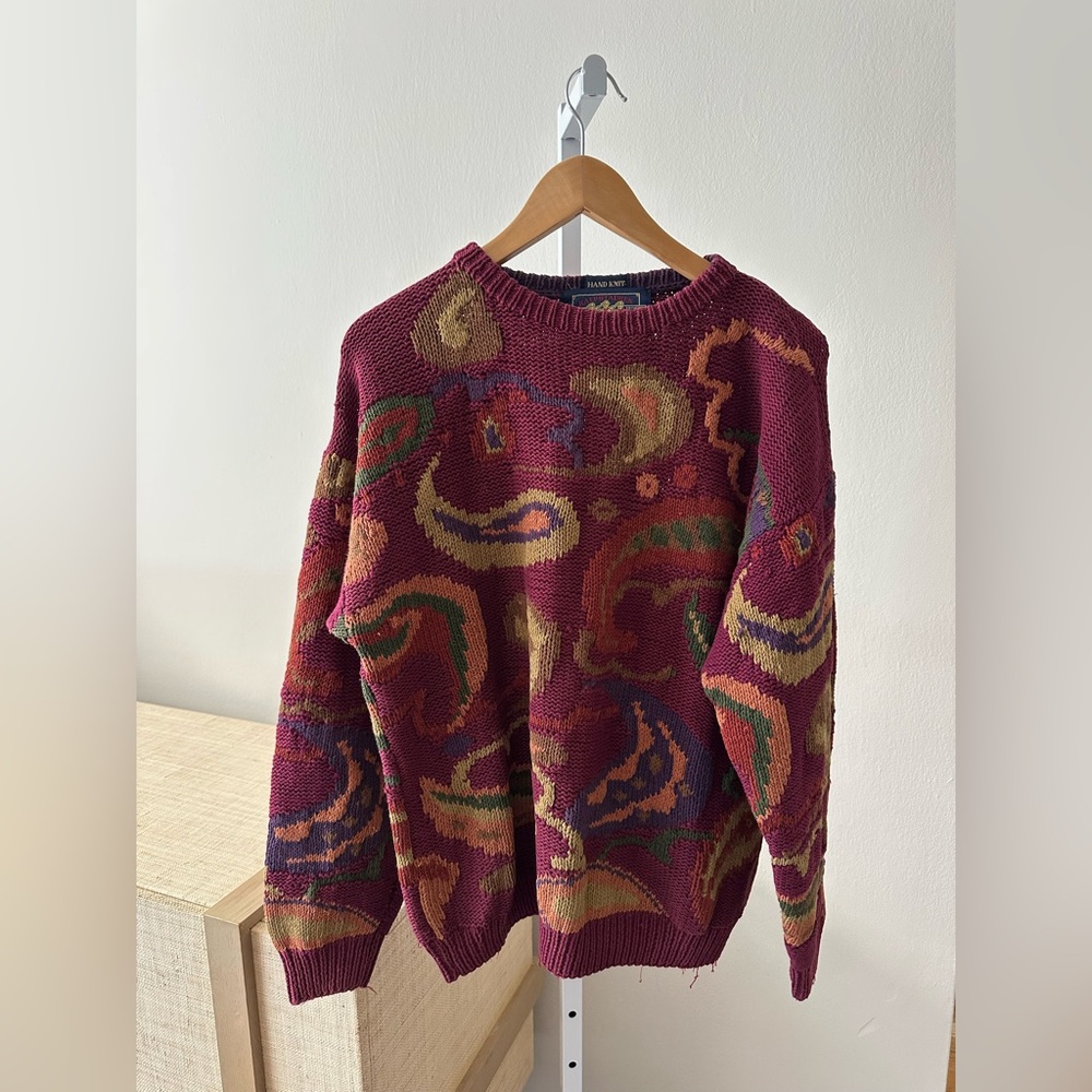 RARE Vintage Ralph Lauren Hand Knit Sweater